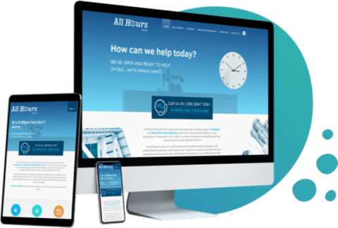 Web designer building a responsive website layout for a business in Nepal