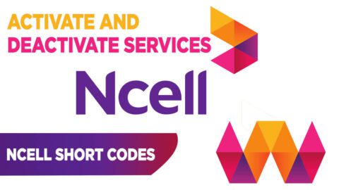 Ncell short codes to activate and deactivate services