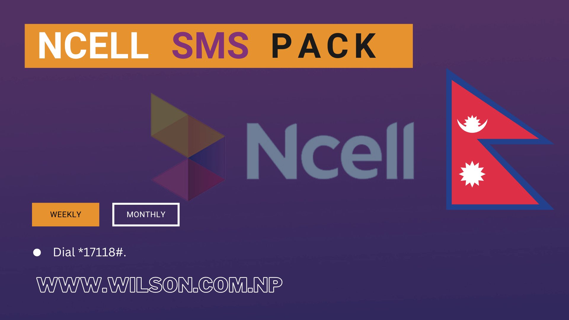 Ncell SMS PACK list