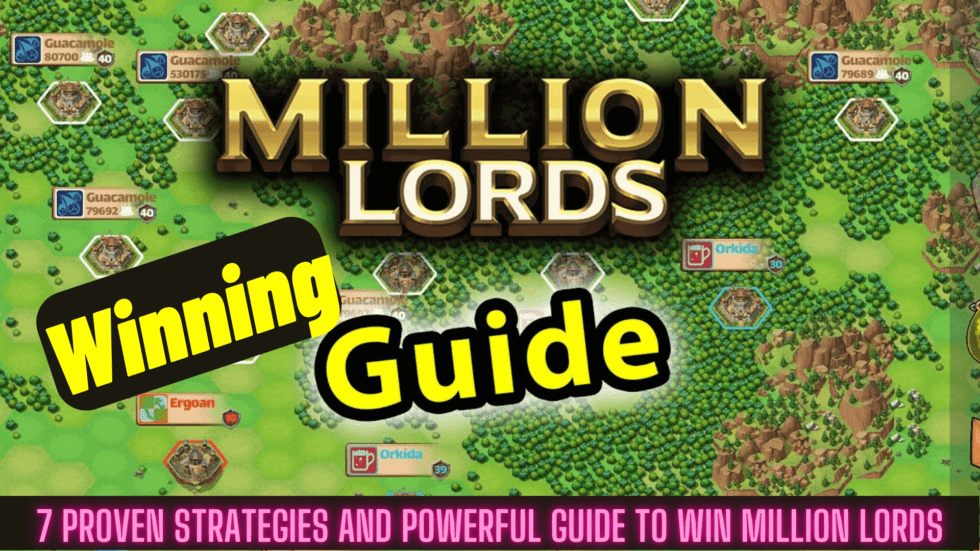 Million Lords winning guide cover with strategies, skill tree and tips
