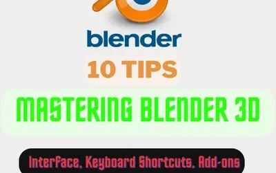 10 Tips for Mastering Blender 3D Model