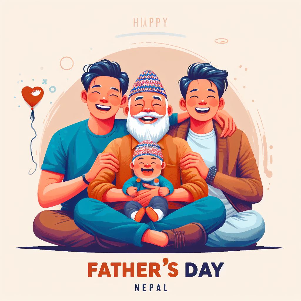 Happy Fathers day Graphic design Illustration