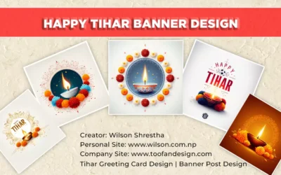 Tihar Greeting Card Design | Banner Post Design