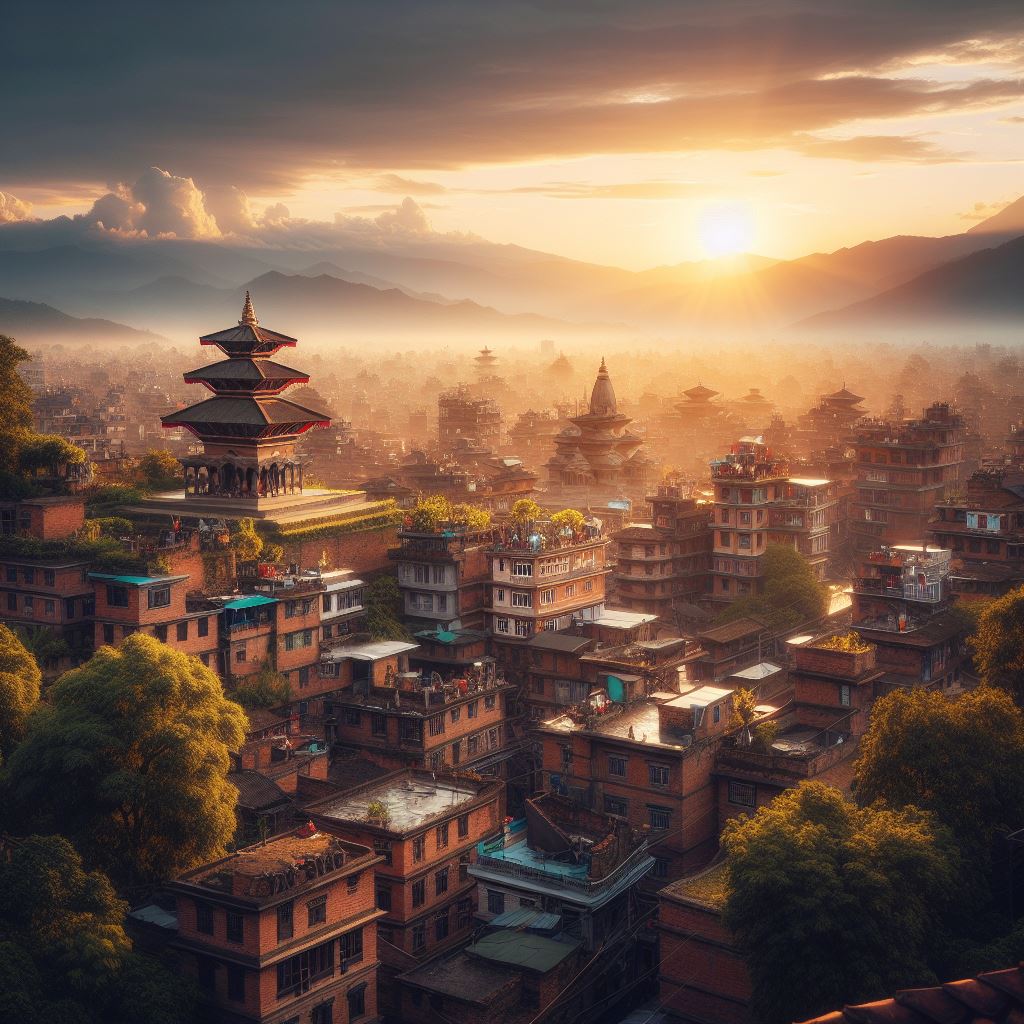 starting a day in Kathmandu