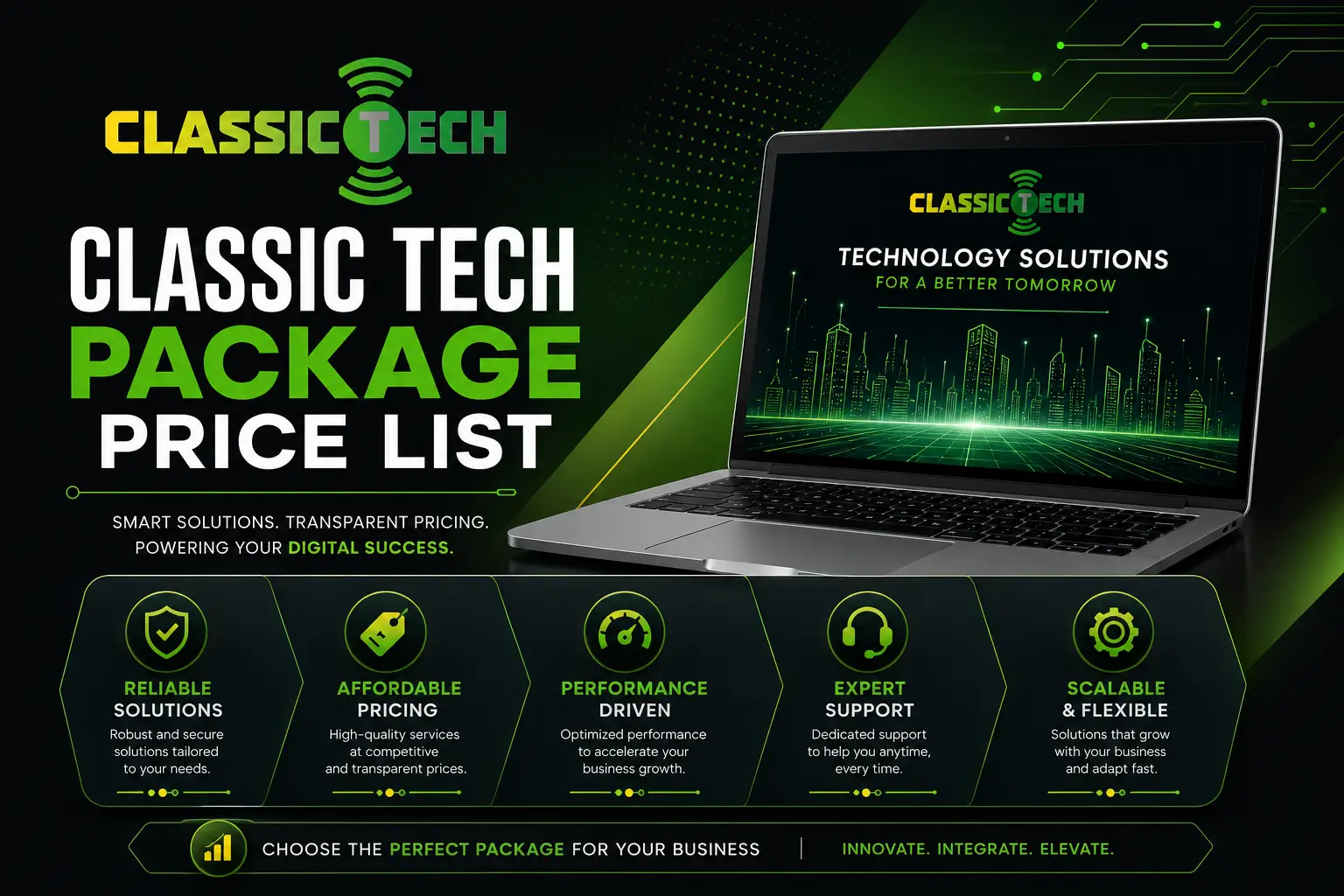 Classic Tech Package Price List Classic Tech Package Price List