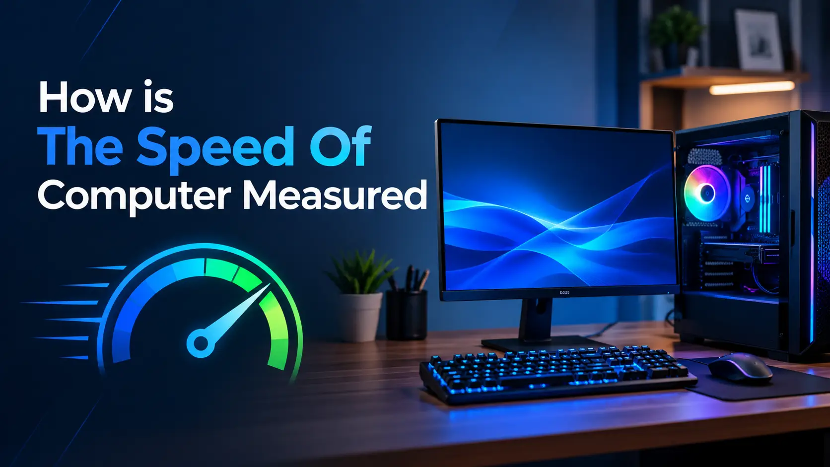 How is the speed of a computer measured: GHz, MIPS, FLOPS and nanoseconds explained