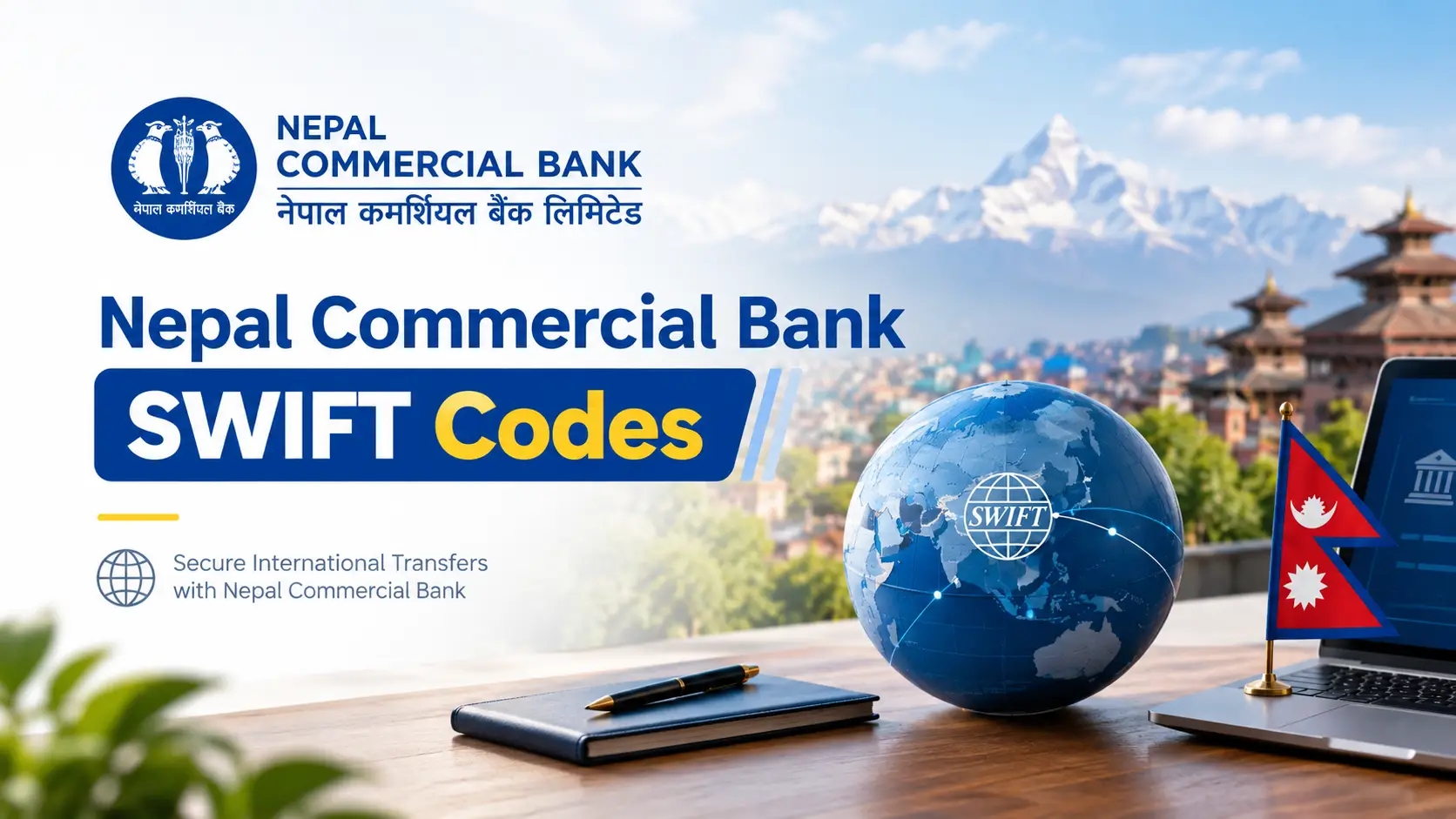 List of Nepal commercial bank SWIFT and BIC codes 2026 reference chart