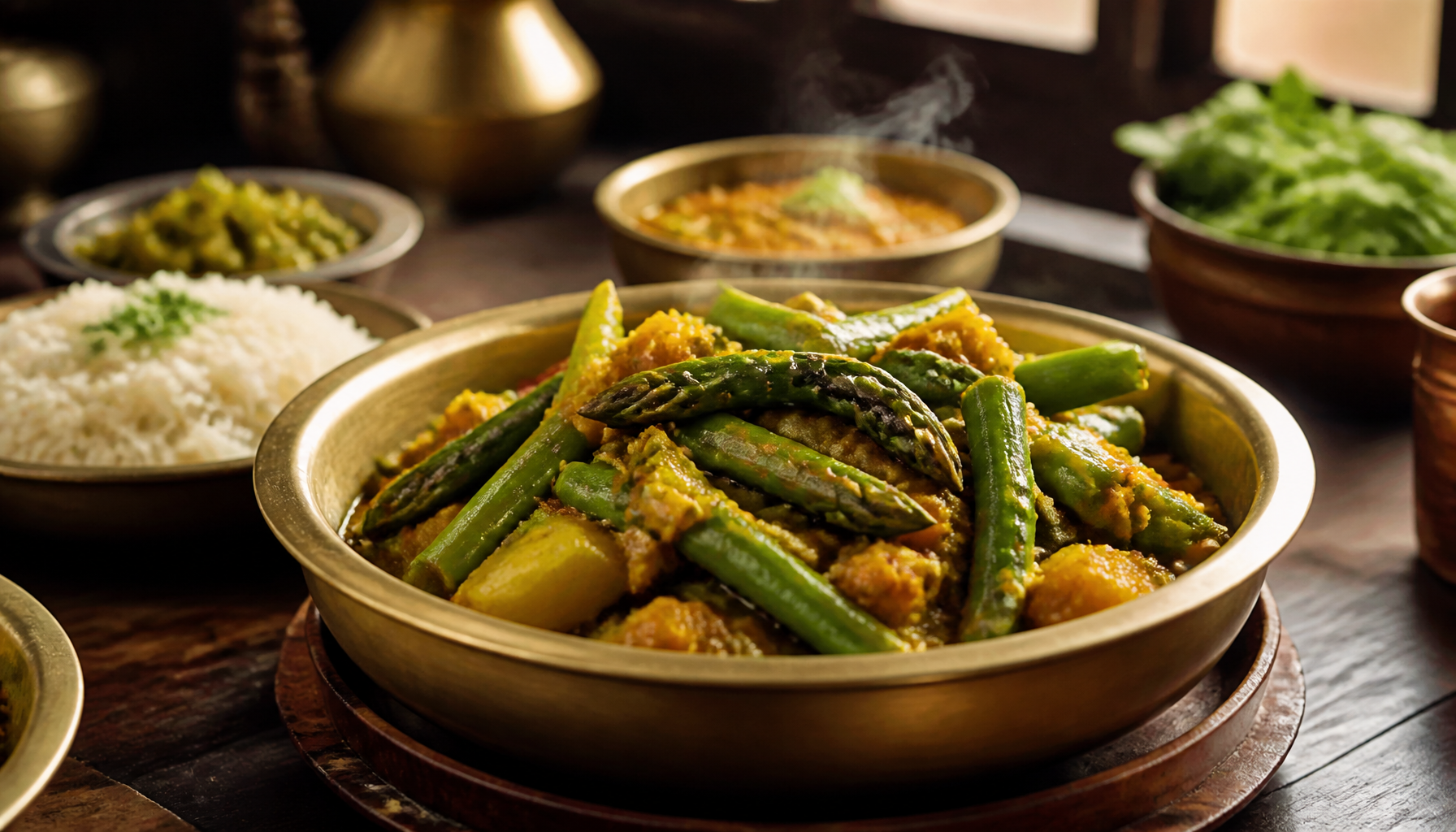 Asparagus in Nepali Cuisine - asparagus in Nepali