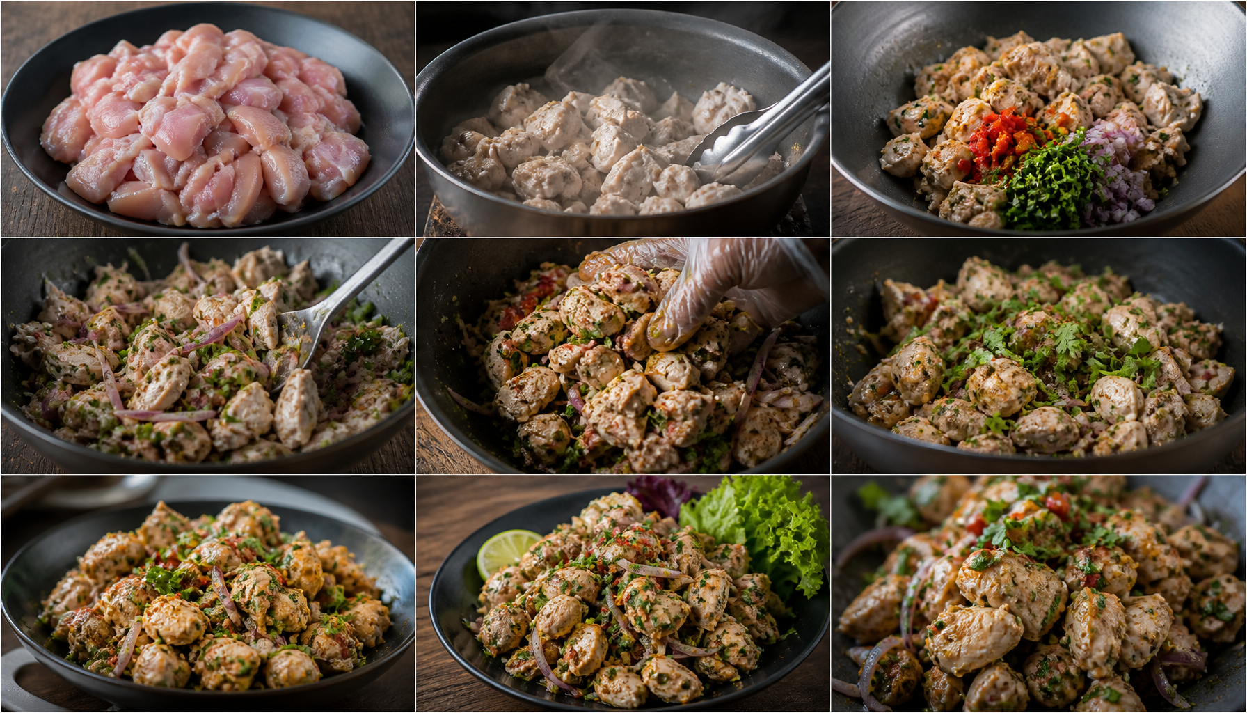 Step-by-Step Chicken Choila Recipe - chicken choila recipe