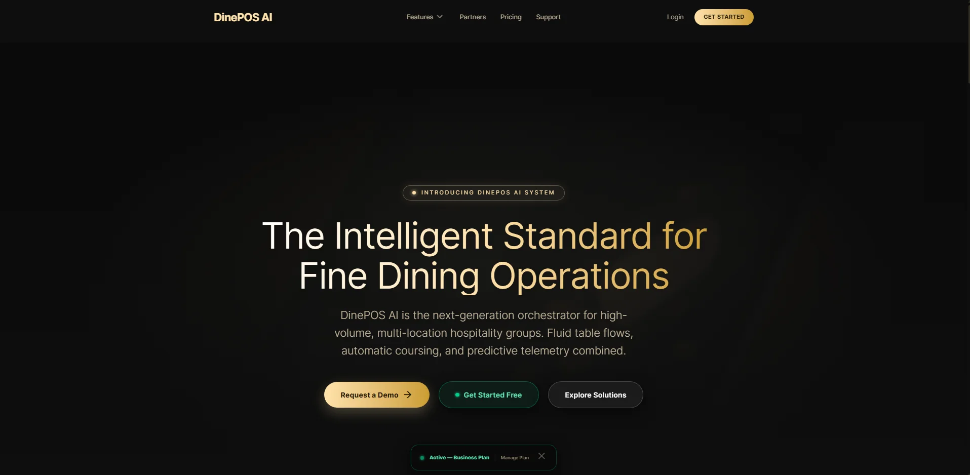 DinePOS AI feature overview: POS, kitchen display and guest profiles