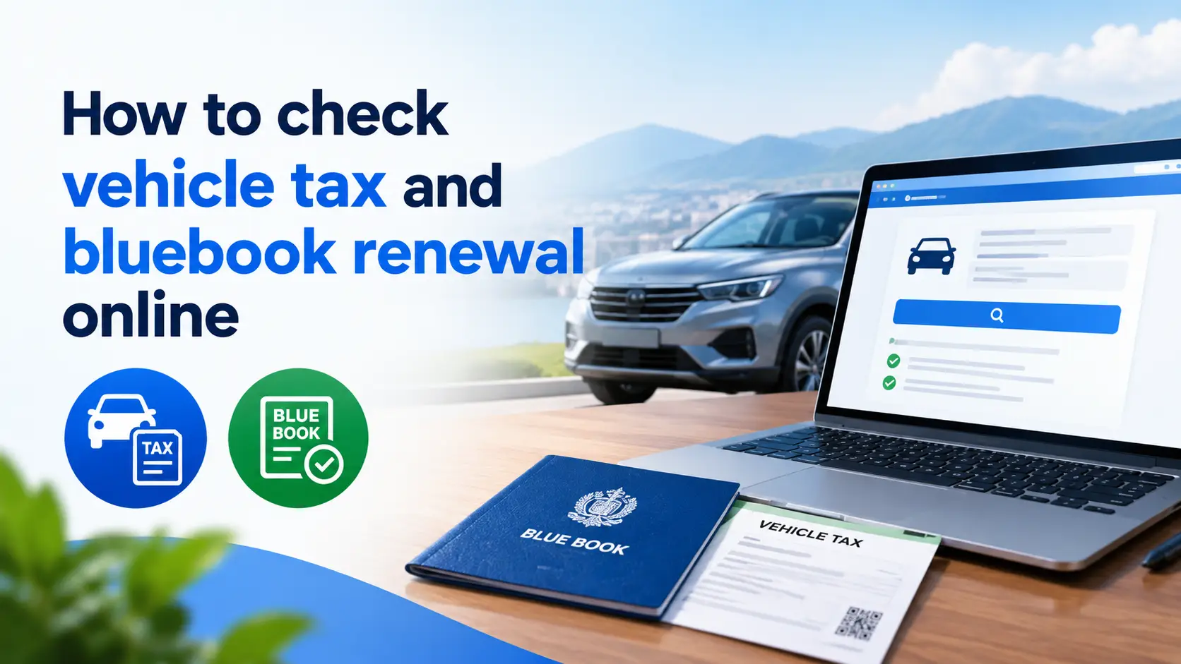 How to check vehicle tax and bluebook renewal online in Nepal using Nagarik App and TMIS portal