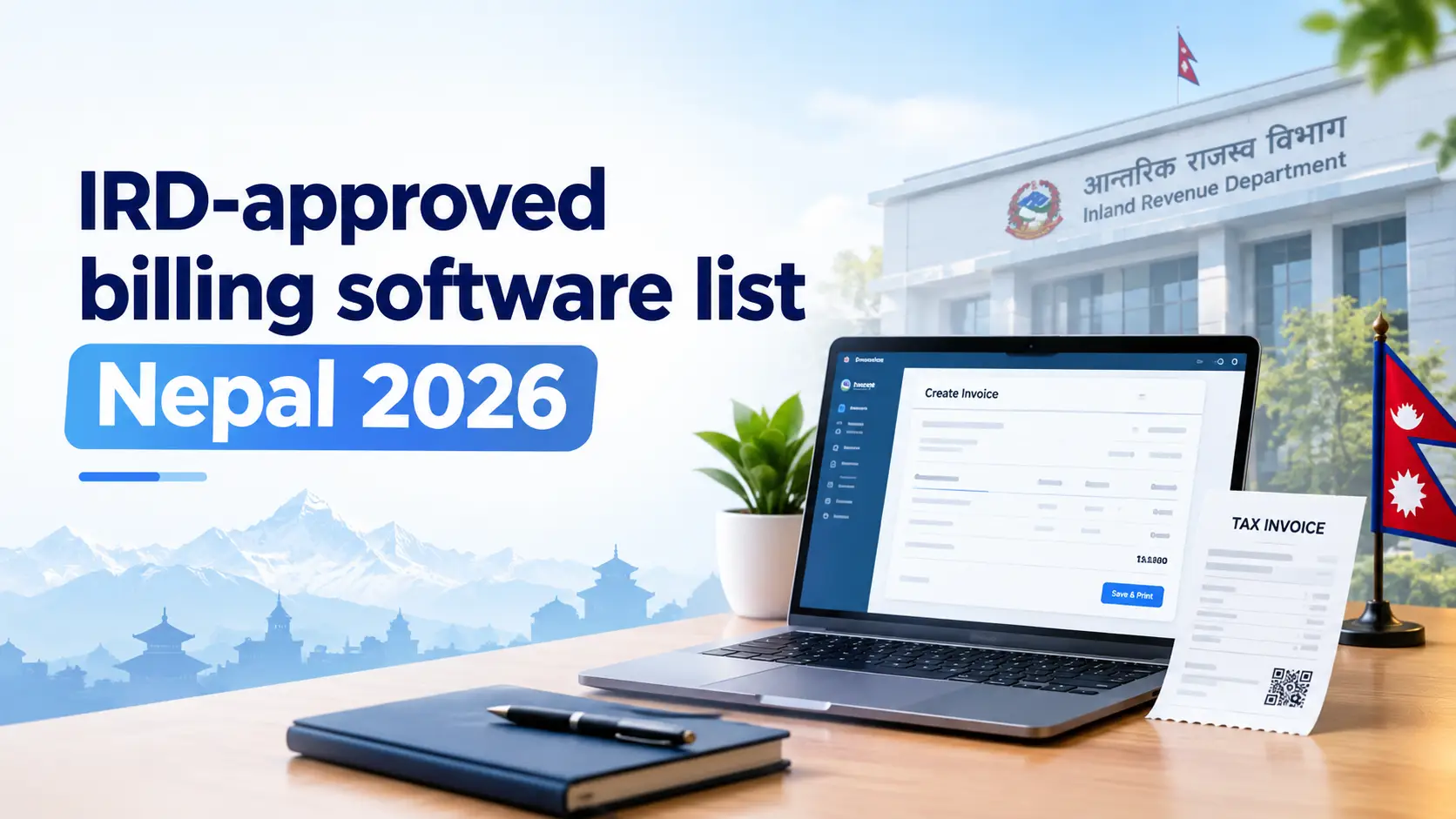IRD-approved billing software list Nepal 2026 — official enlisted electronic billing applications