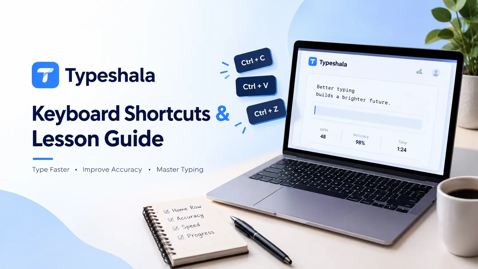 Typeshala keyboard shortcuts and lesson guide showing the Preeti Nepali keyboard layout