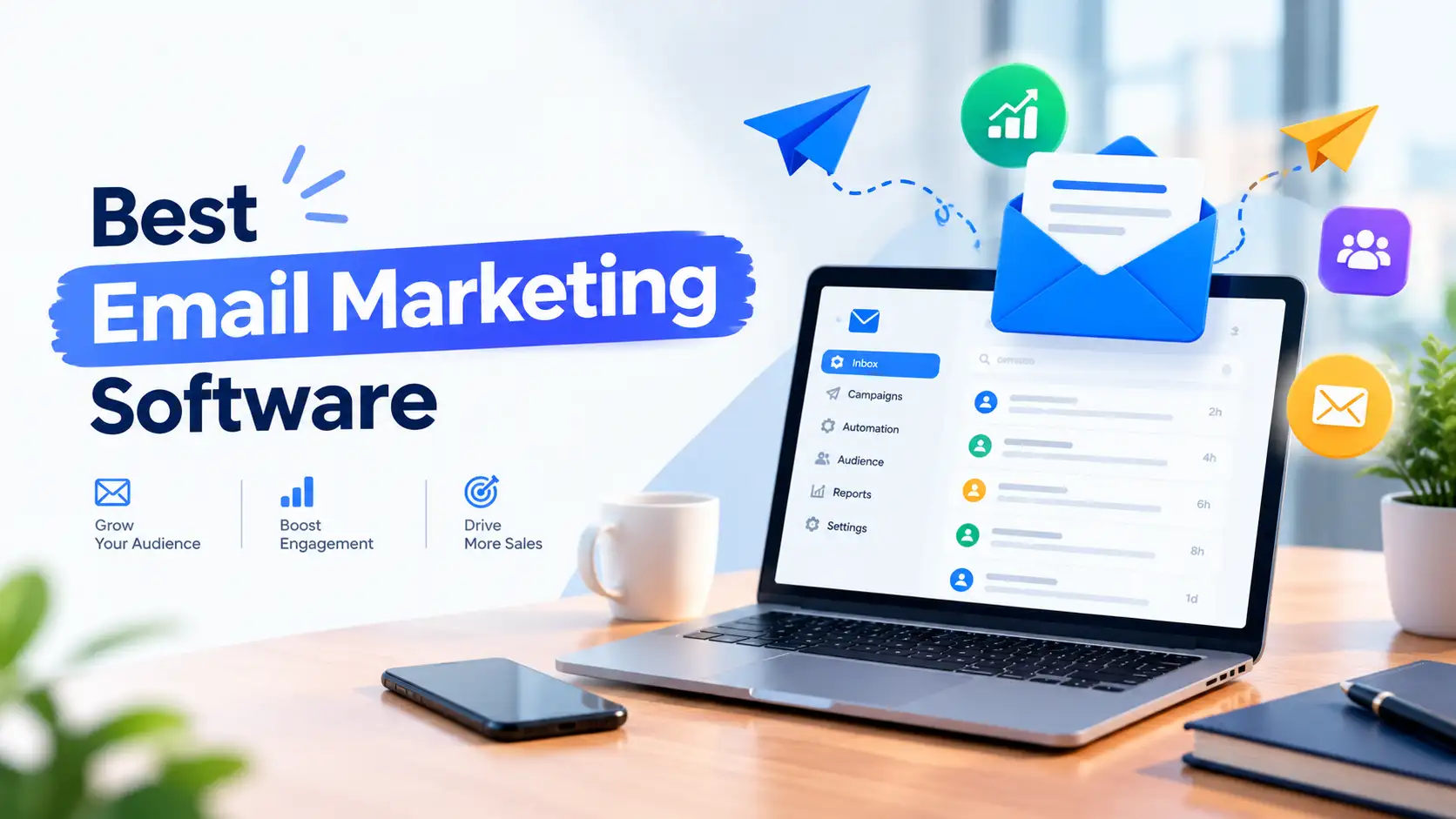 Best email marketing software in 2026 compared: Brevo, MailerLite, Kit, Mailchimp, Klaviyo and more