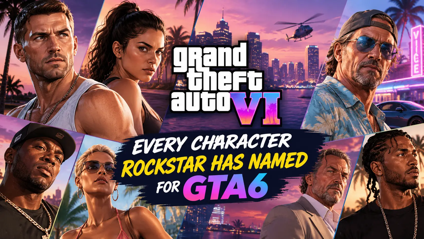 Every character Rockstar has named for GTA 6 – full GTA 6 character list