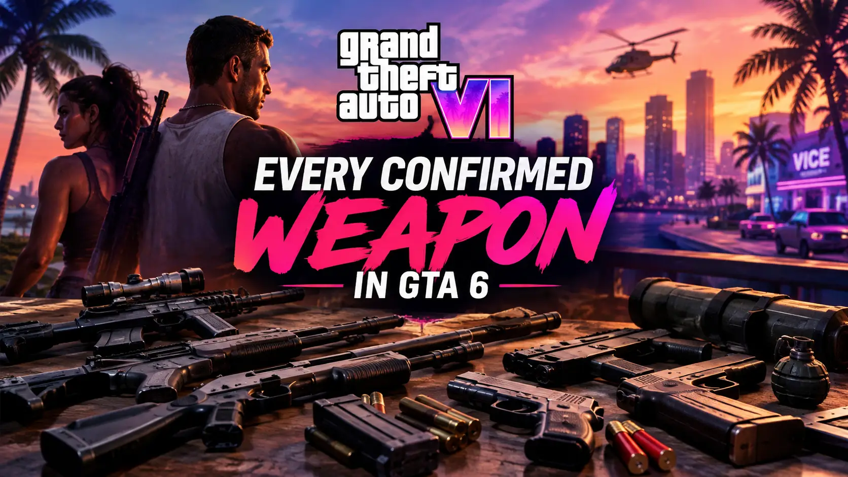 Every confirmed weapon in GTA 6 – full GTA 6 weapons list
