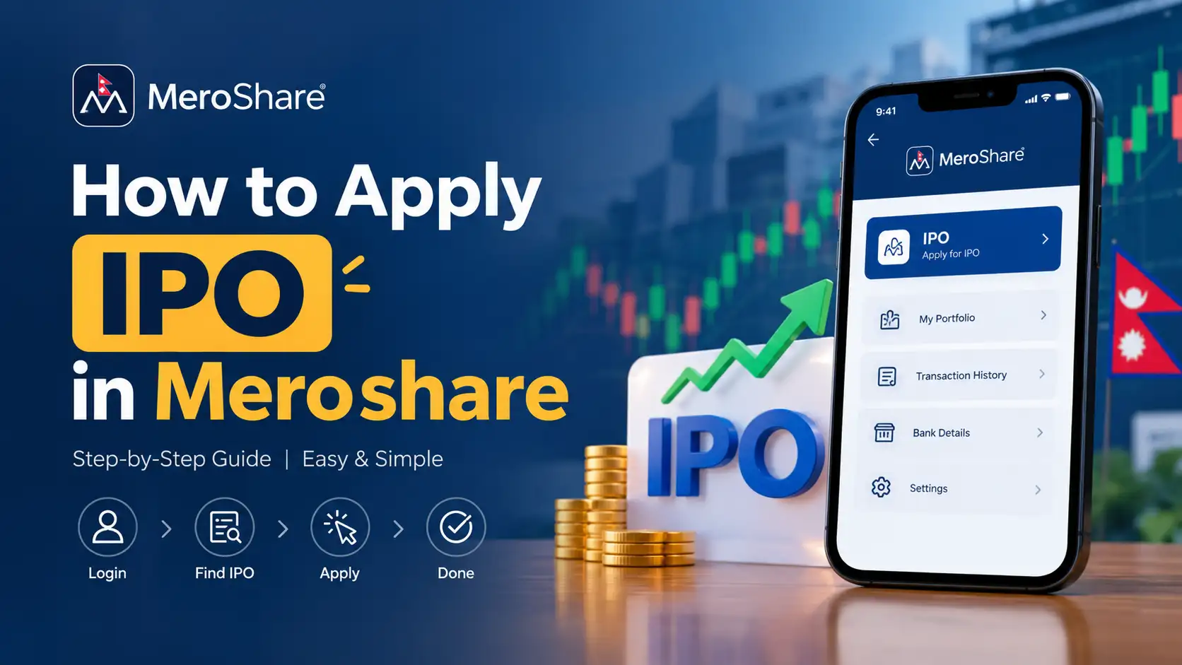 How to apply for an IPO in MeroShare: step-by-step guide for Nepal