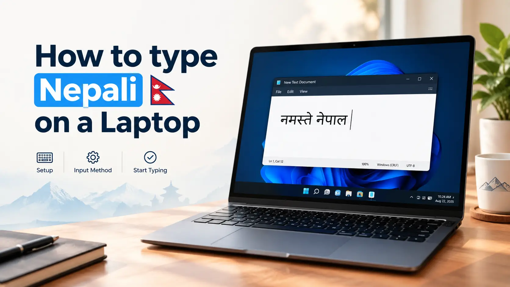 How to type Nepali in laptop on Windows 11, Mac and Chromebook