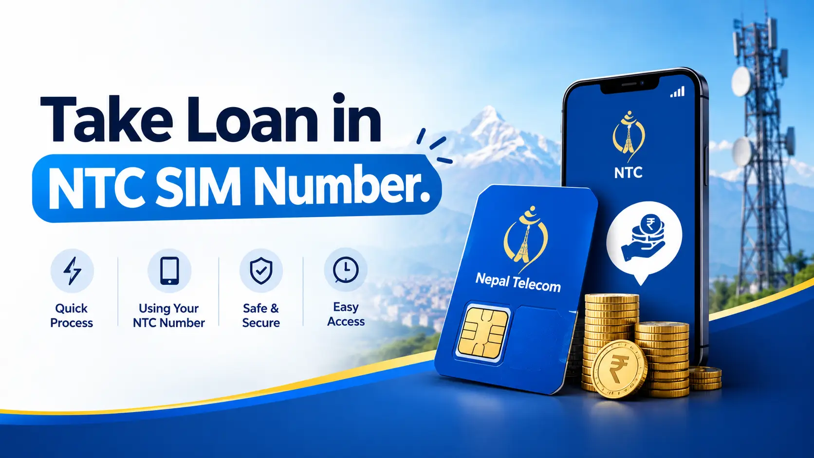 NTC SIM loan guide — how to borrow mobile balance from Nepal Telecom by dialing *1477#