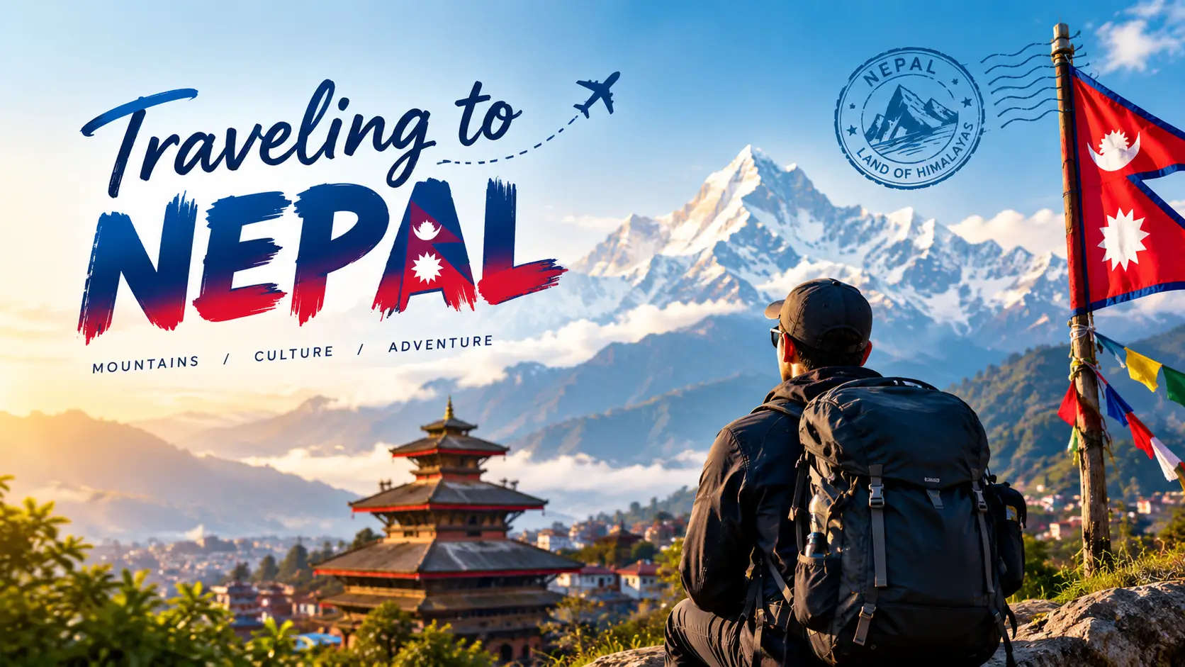 Traveling to Nepal: Himalayan mountains, temples and adventure trekking