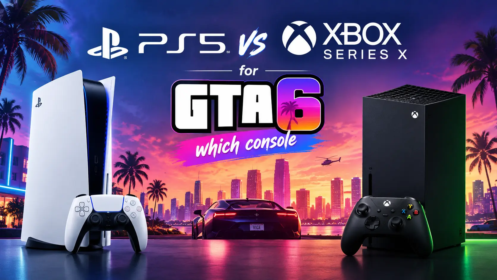 PS5 vs Xbox Series X for GTA 6 PS5 vs Xbox Series X for GTA 6 – which console to buy