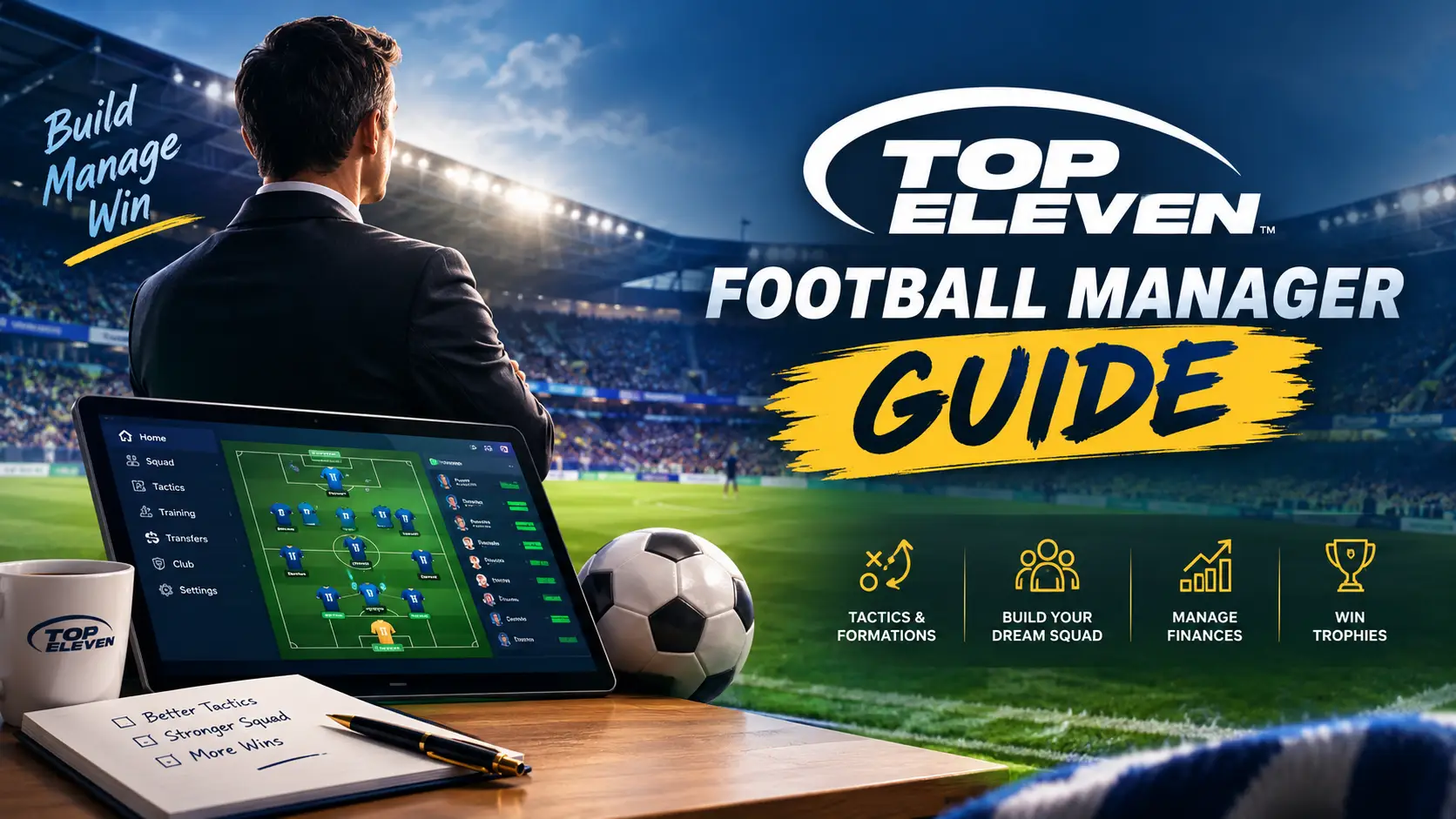 Top Eleven guide – become a football manager with tips, tactics and tricks