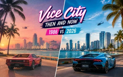 Vice City Then and Now: 1986 vs 2026 (GTA Vice City vs GTA 6)